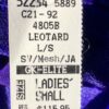 GK ELITE LADIES LONG SLEEVE PURPLE VELVET JA GYMNASTICS LEO AS - Image 6