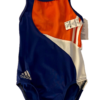 ADIDAS CHILD X-SMALL ORANGE BLUE WHITE NYLON GK CAMI TANK GYMNAST LEOTARD SZ XS - Image 6
