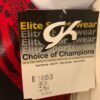 GK HALTER TANK CHILD MEDIUM BLACK N/S RED SALSA FOIL JA GYMNASTIC LEOTARD Sz CM - Image 5