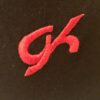 GK HALTER TANK CHILD MEDIUM BLACK N/S RED SALSA FOIL JA GYMNASTIC LEOTARD Sz CM - Image 7