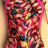 GABBY DOUGLAS KANDYLAND FOIL ADULT X-SMALL NEON PINK N/S GYMNASTS LEOTARD AXS