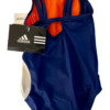 ADIDAS CHILD X-SMALL ORANGE BLUE WHITE NYLON GK CAMI TANK GYMNAST LEOTARD SZ XS - Image 7