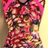 GABBY DOUGLAS KANDYLAND FOIL ADULT X-SMALL NEON PINK N/S GYMNASTS LEOTARD AXS - Image 8