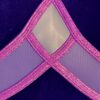 GK LgS PURPLE VELVET ADULT SMALL VIOLET FOIL MESH GYMNASTICS DANCE LEOTARD Sz AS - Image 7