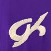 GK PURPLE N/S ADULT SMALL ASYM ZOO FOIL SEQUINS TANK GYMNASTS DANCE LEOTARD AS - Image 7