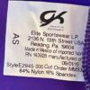 GK PURPLE N/S ADULT SMALL ASYM ZOO FOIL SEQUINS TANK GYMNASTS DANCE LEOTARD AS - Image 9