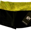 GK CHEER ADULT SMALL BLACK LEMONLIME MYSTIQUE GYMNAST CHEER WORKOUT SHORTS SZ S