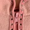 GK ICE FIGURE SKATE ADULT MEDIUM PINK FLEECE VELVET JA ZIP WARM UP JACKET Sz AM - Image 2