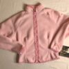 GK ICE FIGURE SKATE ADULT MEDIUM PINK FLEECE VELVET JA ZIP WARM UP JACKET Sz AM - Image 5