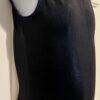 GK CHILD SMALL BLACK MYSTIQUE RED TRIM GYMNASTICS DANCE TANK LEOTARD Sz CS NWT! - Image 4