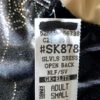 GK FIGURE SKATE BLACK ICE FLORA ADULT SMALL FOIL FROST TRICOT SLVLS DRESS AS NWT - Image 7