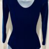 GK LgSLV  ADULT SMALL CLASSIC SOLID ROYAL VELVET GYMNASTICS DANCE LEOTARD SZ AS - Image 4