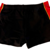 GK CHEER ADULT SMALL MICRO MINI ATHLETIC WORKOUT SHORTS BLACK RED GOLD SZ S - Image 6