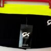 GK MICRO MINI ADULT X-SMAL BLACK NEON YELLOW GYMNAST CHEER WORKOUT SHORTS AXS - Image 5