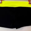 GK MICRO MINI ADULT X-SMAL BLACK NEON YELLOW GYMNAST CHEER WORKOUT SHORTS AXS - Image 6