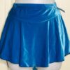 GK ELITE ICE SKATE SKIRT ADULT SMALL TURQUOISE VELVET PULL ON SKIRT Sz AS NWT!