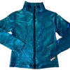 GK WARM UP JACKET ADULT SMALL BLUE SHIMMER FOIL ZIP FRONT GYM DANCE CHEER S - Image 5