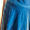 GK ELITE ICE SKATE SKIRT ADULT SMALL TURQUOISE VELVET PULL ON SKIRT Sz AS NWT! - Image 2