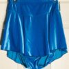 GK ELITE ICE SKATE SKIRT ADULT SMALL TURQUOISE VELVET PULL ON SKIRT Sz AS NWT! - Image 5