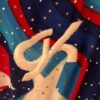 GK LEOTARD ADULT LARGE PATRIOTIC FOIL STAR PRINT RACERBACK GYMNASTICS DANCE AL u - Image 5