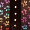 GK ELITE LADIES LONG SLEEVE FOIL FLORAL PRINT VELVET GYM LEO AXS - Image 3