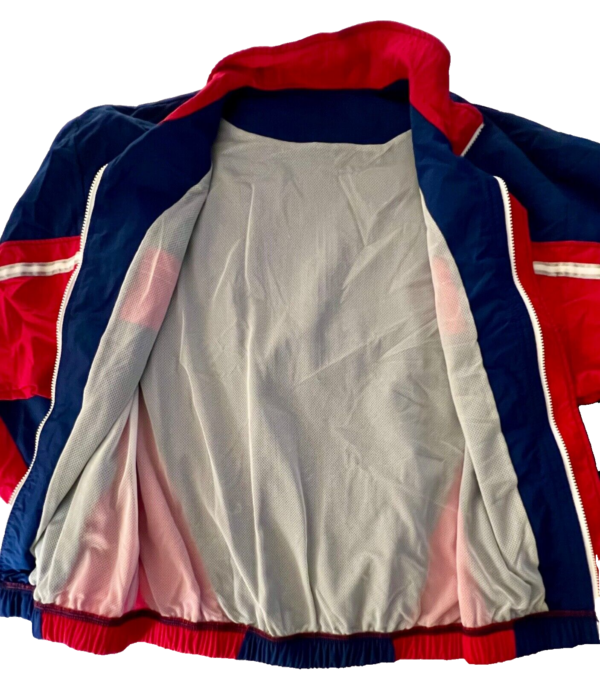 GK BLUE RED TASLAN NYLON ADULT X-LARGE GYMNASTIC ALL SPORT WARM UP JACKET SZ XL - Image 6