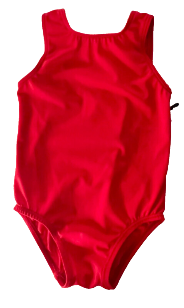 GK CLASSIC TANK CHILD X-SMALL RED NYLON/SPANDEX GYMNASTICS DANCE LEOTARD Sz CXS - Image 7