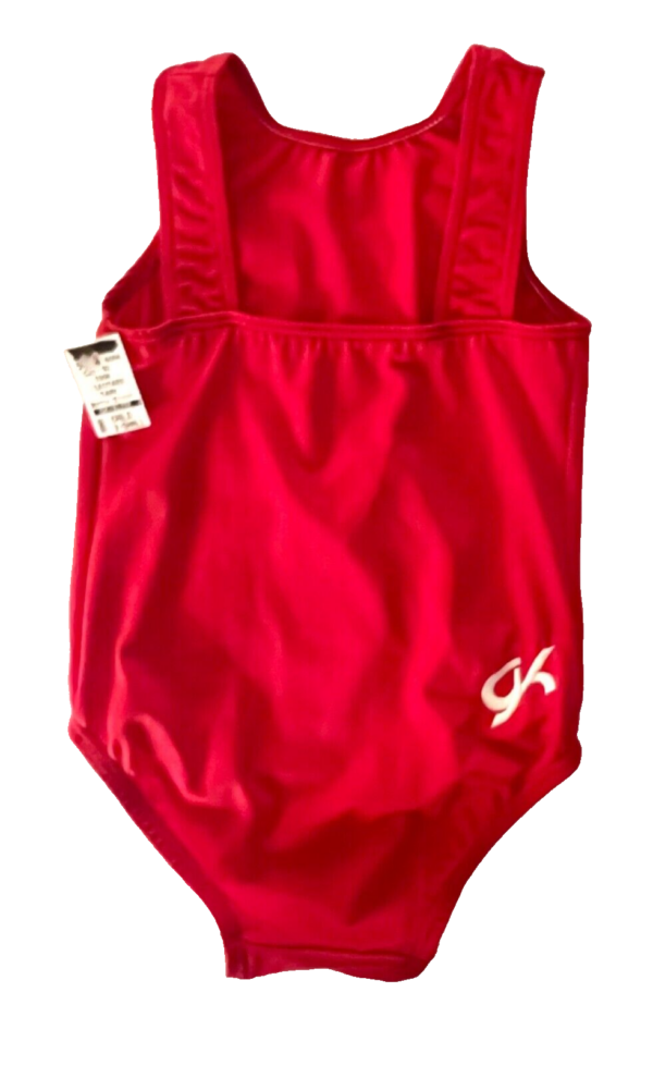 GK CLASSIC TANK CHILD X-SMALL RED NYLON/SPANDEX GYMNASTICS DANCE LEOTARD Sz CXS - Image 8