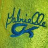 GABRIELLE DOUGLAS ADULT X-SMALL LIME FOIL SEQUINZ GYMNAST TANK LEOTARD AXS - Image 4