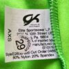 GABRIELLE DOUGLAS ADULT X-SMALL LIME FOIL SEQUINZ GYMNAST TANK LEOTARD AXS - Image 6