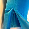 GK SLVLS ICE FIGURE SKATE ADULT SMALL CORAL OCEAN VELVET DBL STRAP DRESS AS NWT - Image 4