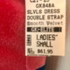 GK SLVLS ICE FIGURE SKATE ADULT SMALL CORAL OCEAN VELVET DBL STRAP DRESS AS NWT - Image 5