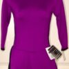 GK ELITE LADIES MICROFIBER LONG SLEEVE GRAPE ICE SKATE DRESS AS