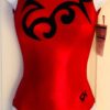 GK RED BLACK MYSTIQUE ADULT X-SMALL GYMNASTICS DANCE CHEER TANK Sz AXS NWT!