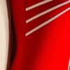 GK TANK ADULT MEDIUM RED SUPERSTAR N/S WHITE FOIL GYMNASTIC DANCE LEOTARD Sz AM - Image 4
