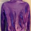 GK WARM UP JACKET ADULT SMALL PURPLE SHIMMER FOIL ZIP FRONT GYMNAS DANCE CHEER S - Image 4