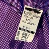 GK WARM UP JACKET ADULT SMALL PURPLE SHIMMER FOIL ZIP FRONT GYMNAS DANCE CHEER S - Image 6