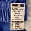 GK WARM UP JACKET ADULT SMALL ROYAL RED WHITE MICROFIBER GYMNASTICS CHEER Sz S - Image 9