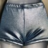 GK COLUMBIA BLUE MYSTIQUE ADULT SMALL LOW RISE NYLON/SPANDEX CHEER SHORTS Sz AS - Image 5