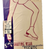 GK Elite SKATE TIGHTS GIRLS LARGE FOOTLESS MICROFIBER BLACK L (12-14) NWT!