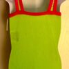 GK GREEN CHILD X-SMALL FOIL CATERPILLAR ACCENT GYMNASTICS DANCE TANK LEOTARD XS - Image 8