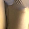 GK CLASSIC ADULT SMALL SLVLS SILVER METALLIC GYMNASTICS DANCE TANK LEOTARD Sz AS - Image 2