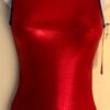 GK RED MYSTIQUE ADULT SMALL SAPPHIRE VELVET GYMNASTICS TANK DANCE LEOTARD Sz AS