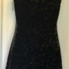 GK BLACK CRUSH VEL FIGURE SKATE LADIES SMALL SLVLS A-LINE DRESS LEOTARD LINER AS - Image 2