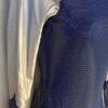 GK LgSLV LADIES SMALL SILVER METALLIC BLUE SPOTLIGHT GYMNAST DANCE LEOTARD Sz AS - Image 3