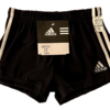 ADIDAS GK CHILD LARGE BLACK GYMNASTIC RUNNING COMPETITION PERFORMANCE SHORTS L
