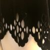 GK ICE FIGURE SKATE LADIES X-SMALL BLACK VELVET X-STRAP LACE CUT DRESS AXS NWT - Image 4