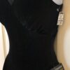 GK ICE FIGURE SKATE LADIES X-SMALL BLACK VELVET X-STRAP LACE CUT DRESS AXS NWT - Image 6