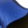 GK LgSLV ADULT SMALL BLACK VELVET BLUE RAINDROPS GYMNASTIC DANCE LEOTARD AS NWT! - Image 3