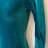 GK LONG SLEEVE LADIES SMALL EMERALD FOIL CYPRESS VELVET DANCE LEOTARD AS - Image 4